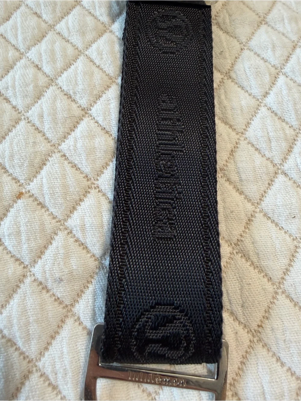 Lululemon Athletica Black Duffle Bag Replacement Shoulder Strap w/ Pad